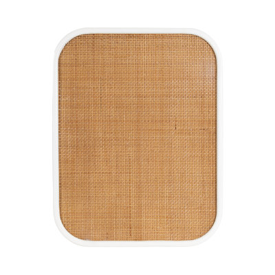 Rounded Rectangle Rattan Pinboard