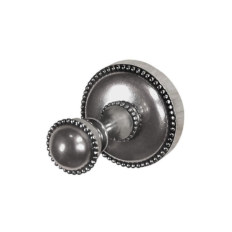 Sanzio Robe Hook, Vintage Pewter