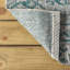 Tapis intérieur / extérieur bleu sarcelle / gris Truman-839437374