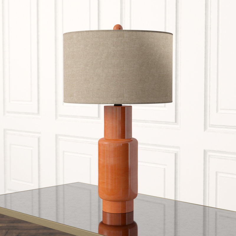 Janeen Table Lamp, Orange