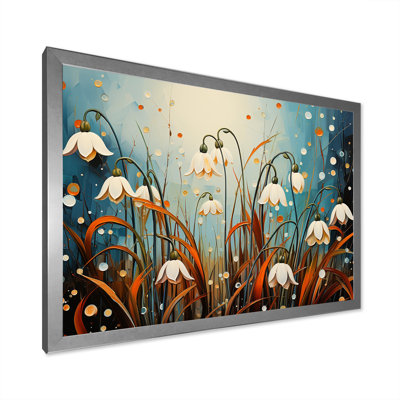 Décoration murale Mountain Snowdrops Charm in Winter I - Snowdrops