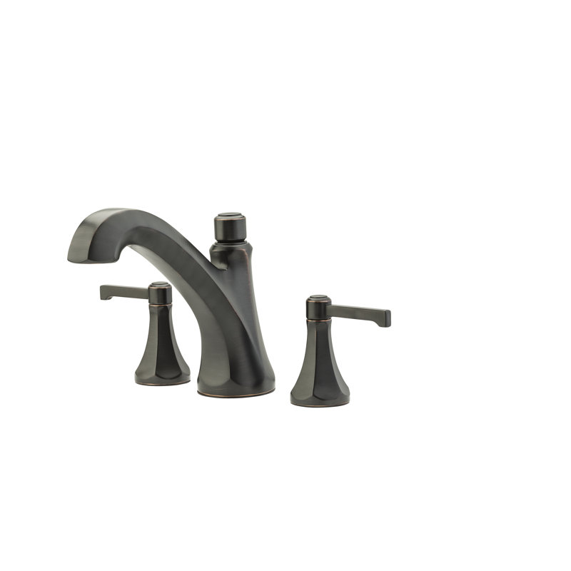 Arterra Double Handle Deck Mounted Roman Tub Faucet Trim, Tuscan Bronze