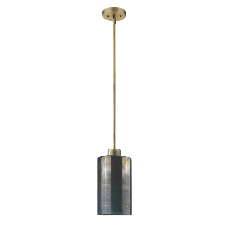 Luminaire suspendu à cylindre simple 1 lumières Delaplaine