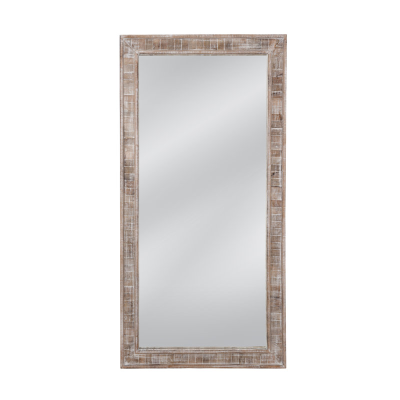 Miroir pleine grandeur en bois massif Alrick