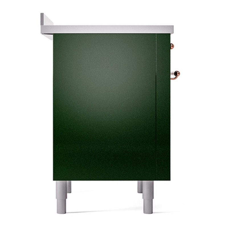 ILVE Nostalgie II 36 in Induction Range, Emerald Green/Copper
