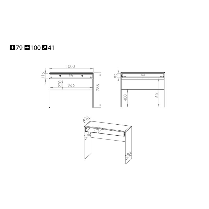 Poe Dressing Table