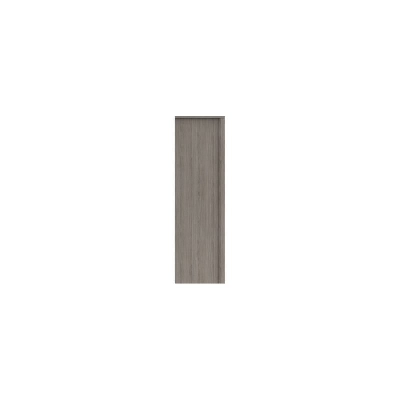 Colville 2 Door Manufactured Wood Wardrobe, Grey Oak/White Grey Gloss