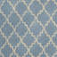 Tapis bleu / crème en laine touffeté à la main Carolene-1020675221