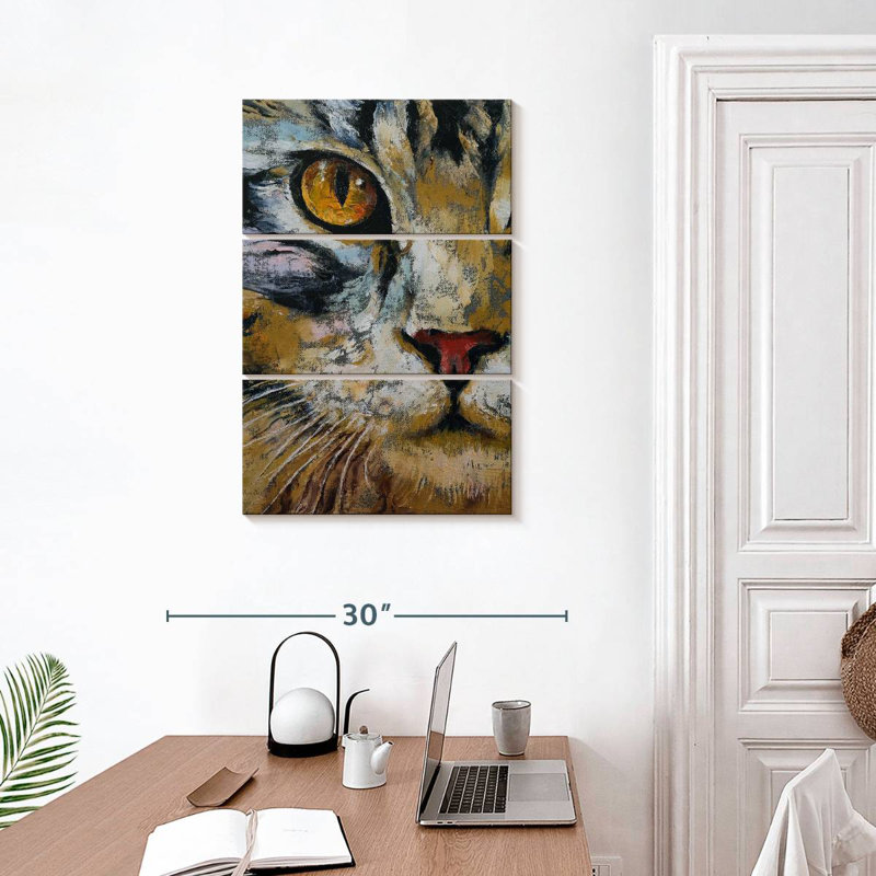 Maine Coon Cat, 32" H x 20" W