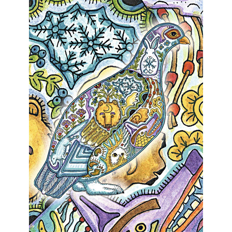 Couverture en coton ptarmigan