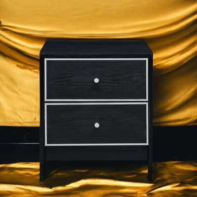 Jabir Black & Silver Accent Table With Variety & Selection