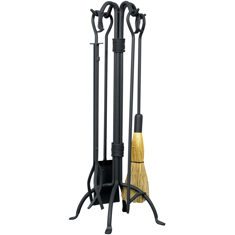 Ensemble d’outils de cheminée en acier 5 pièces Palaiseur