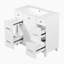 Meuble-lavabo simple autoportant de 18 po avec plateau en céramique Kodie
