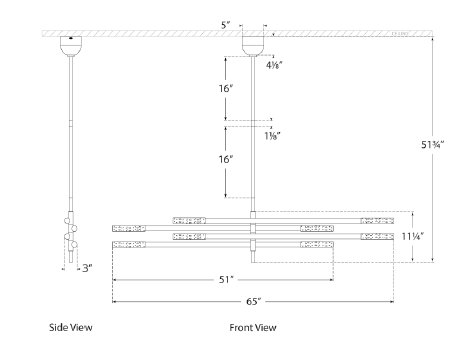 Kelly Wearstler Rousseau Grande Eight Light Articulating Chandelier, Bronze, Seeded Glass