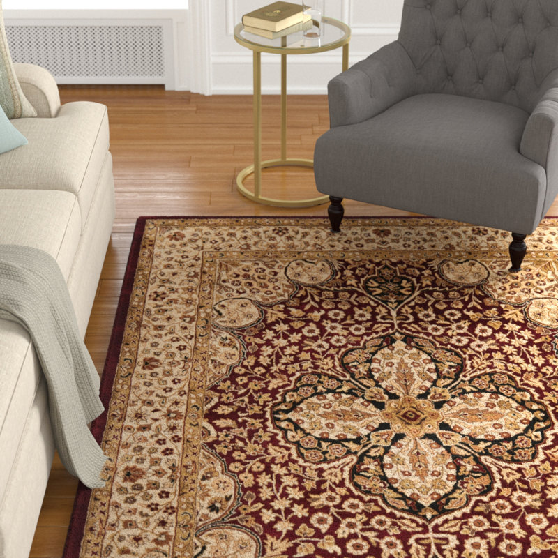 Tapis oriental en laine Evie New Zealand, Rectangle de 5 pi x 8 pi