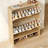 Narrow Flip-Door Shoe Cabinet With Wood Grain Design-441509571