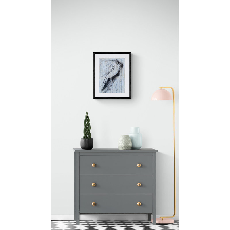 Repose Print by Dina Gardner, Black Framed Paper, 30" H x 24" W