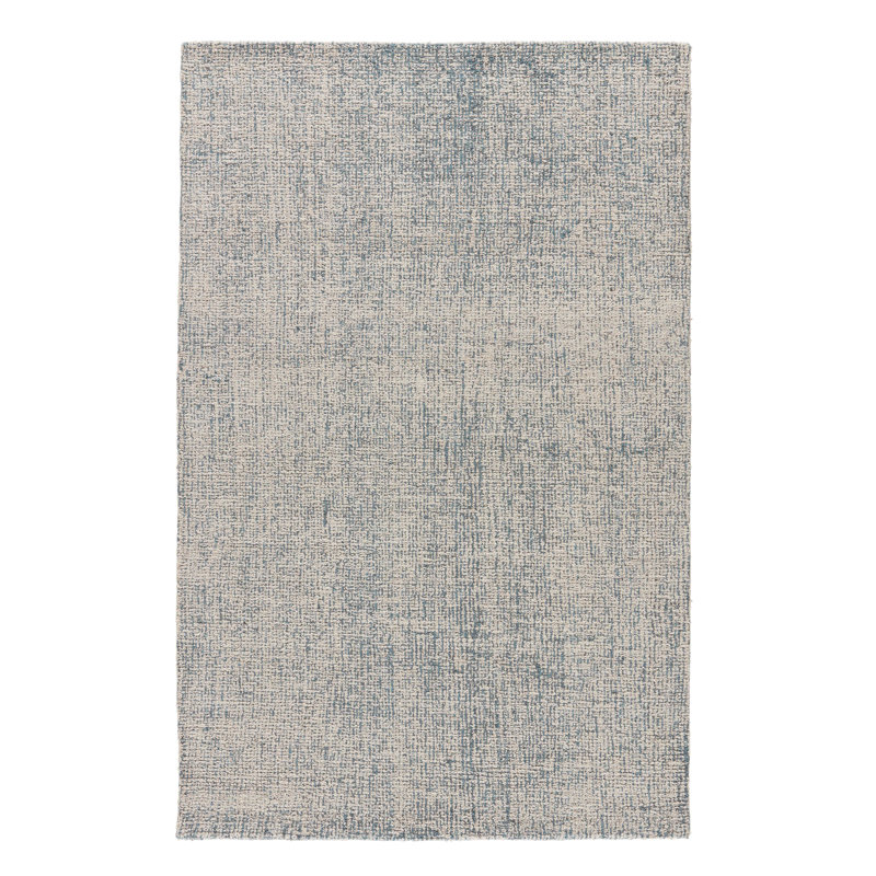 Britta Wool Area Rug in Blue, Rectangle 9' x 12'