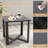 7 Pieces Metal Outdoor Patio Conversation Set ,2 Patio Swivel Lounge Chairs ,Couch and Tables-1521713267
