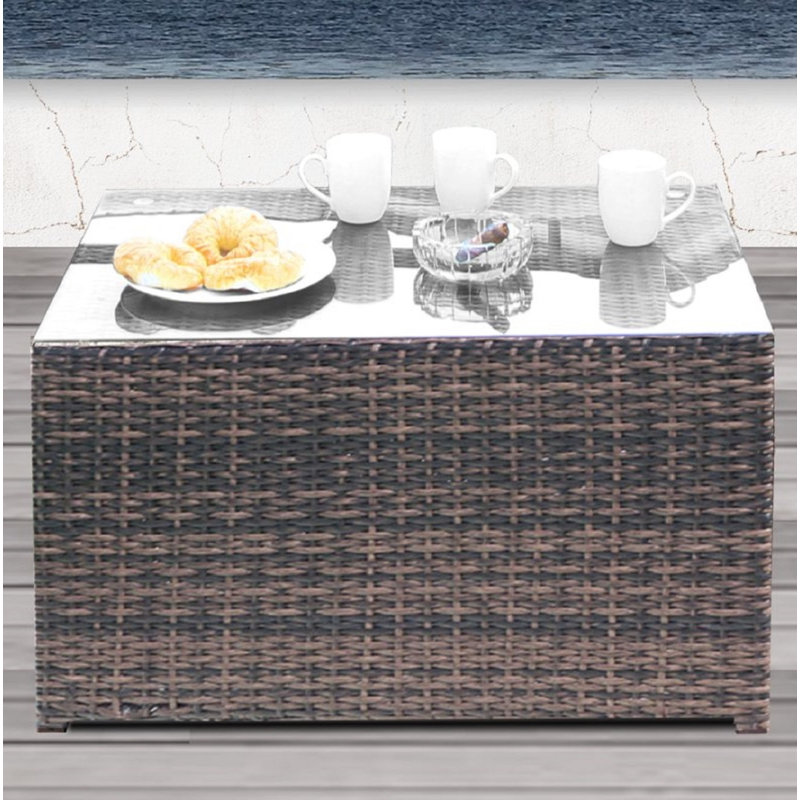 Fully assembled Wicker Coffee Table