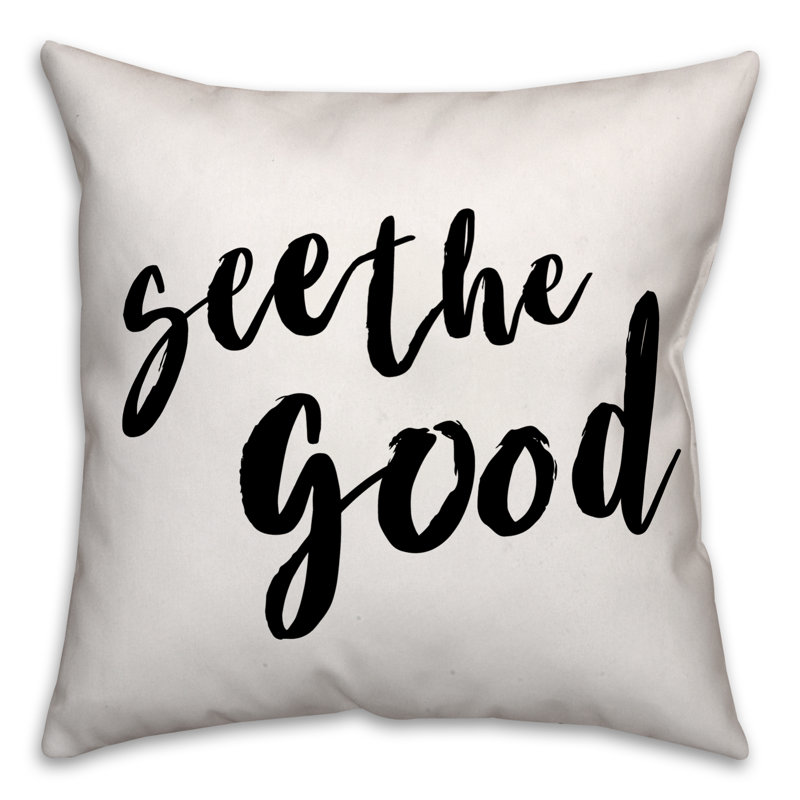 See Throw Pillow