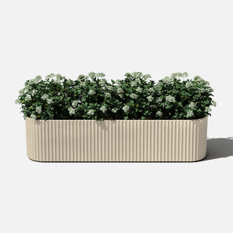 Sandstone 36" Plastic-Stone Window Box Planter