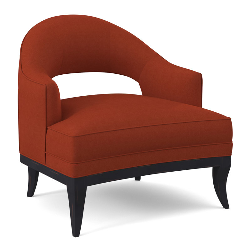 Fauteuil Mariposa, Ébène rétro, Mélange de polyester Margaret Tangelo