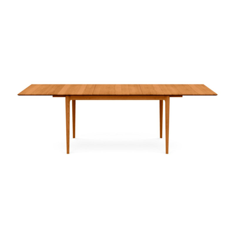 Sarah Four Leg Extension Table, Natural Cherry, 42" W x 96" L
