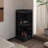 Corner Bar Cabinet With Wine Rack And Open Shelf-1917301159