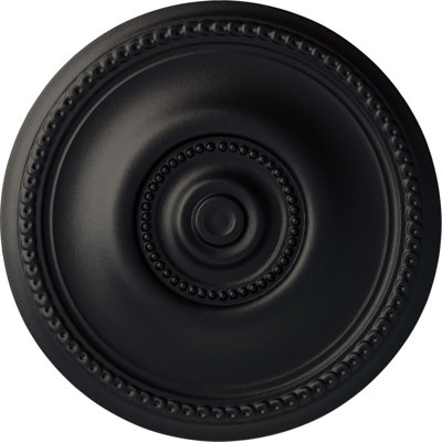 Médaillon de plafond Endurathane Berkshire, DE 20 1/8 po x P 3 7/8 po x P 1 7/8 po (convient aux auvents jusqu'à 6 3/8 po), fini givré peint à la main