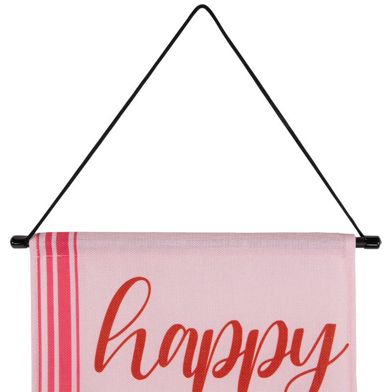 Canvas Text & Numbers Wall Decor