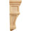 6"W x 4"D x 11"H Alpine Corbel, Red Oak
