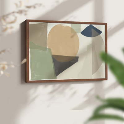 Collage Rhythm I -Framed Print - Restickable