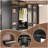Double Hanging Closet Unit Closet System-116878943-116878945