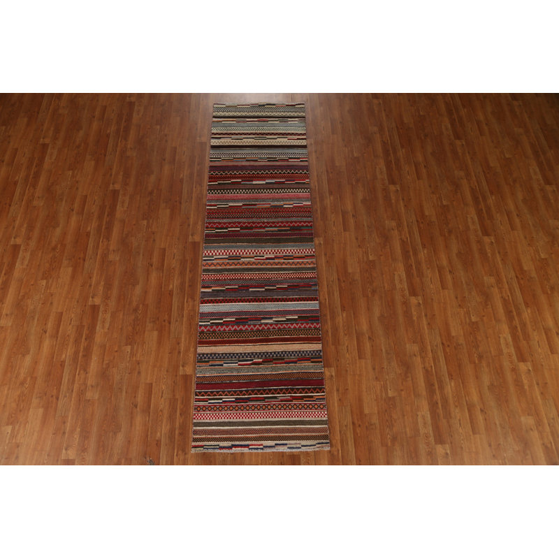 Tapis rayé Gabbeh 3 x 10