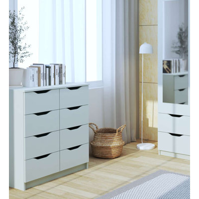 Lakera 8 Drawer 41Cm W Double Dresser