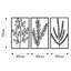 Farmhouse Plants & Flowers Wall Decor on Metal
