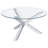 Nyahlee Round Coffee And End Table Set Chrome-1114464378