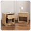 Table de chevet avec prise USB, tiroir de rangement, petite surface, moderne, fonctionnel, polyvalent, pratique et élégant