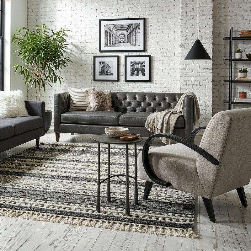 Bastion Industrial Chic Side Table