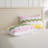 Colourful Print Microfiber Comforter Set With Metallic Pint & Faux Tufted Design-109318041