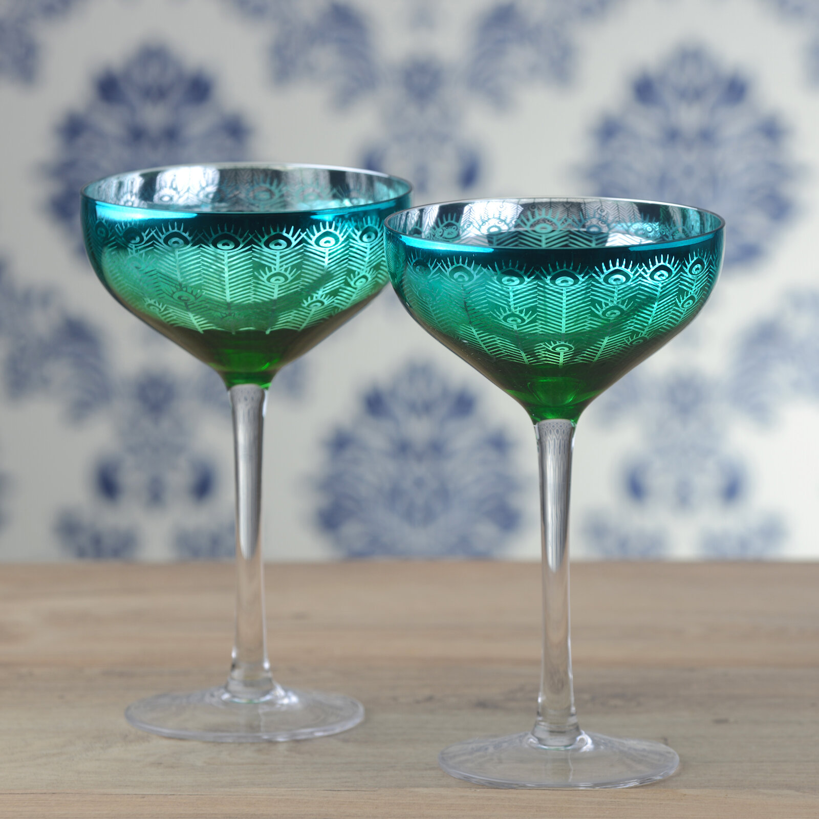 Set of 2 Manhattan Cocktail Glasses - The DRH Collection