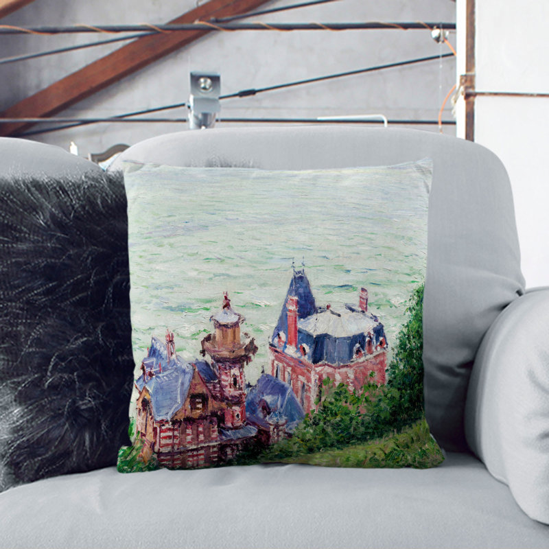 Villas at Trouville Scatter Cushion, 40cm H x 40cm W x 15cm D, Stone