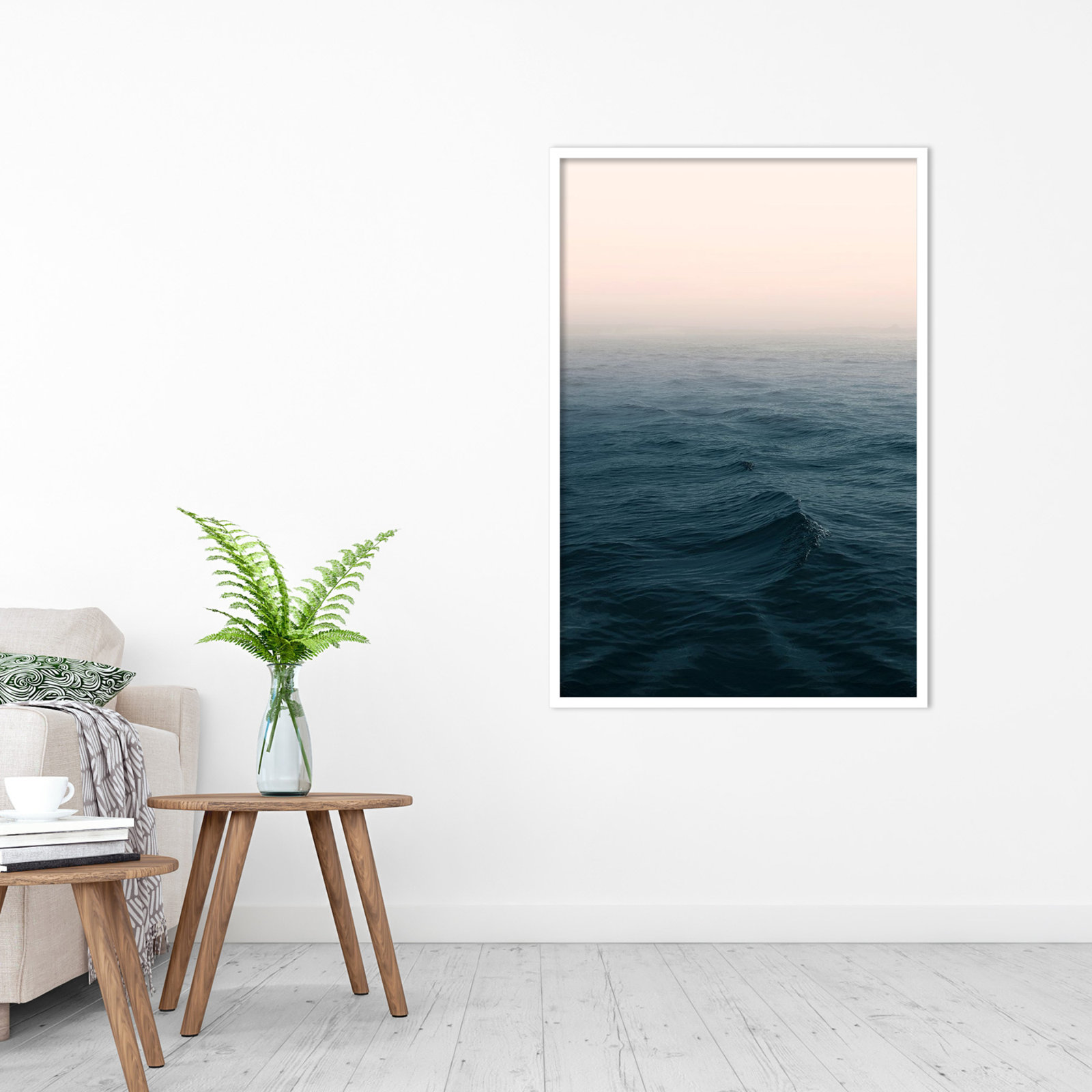 Ocean 5 Photo Print by Ian Winstanley, White, 28" W x 41" H