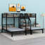 Lit superposé simple au-dessus de simple et simple pour enfant Edalene-950960729