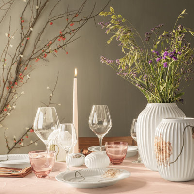 Bougeoir de table en porcelaine 2,6 po Hammershøi