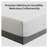 10-Inch King Gel-Perforated Foam Mattress with 7-Zone Support, Made in Japan