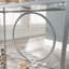 Chariot-bar à roulettes avec cadre en métal durable-2029085068
