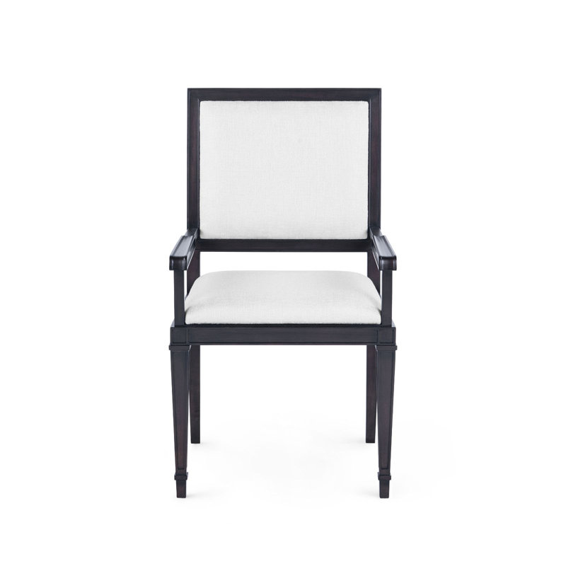 Jackson Upholstered Arm Chair, Midnight Arabica