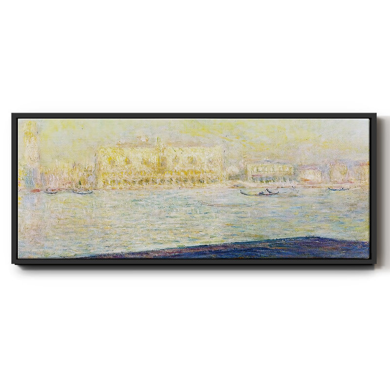 Le Palais des Doges vu de San Giorgio Majeur, 1908 04 - Toile encadrée, H 8 po x l 20 po